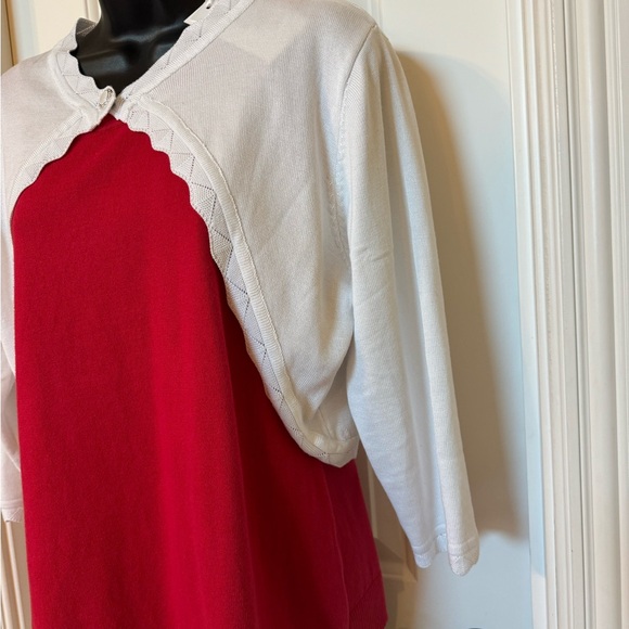 593-Grace Karin Sweater Womens Lg. Open Front Knit Cropped Bolero Shrug Cardigan - Picture 2 of 12